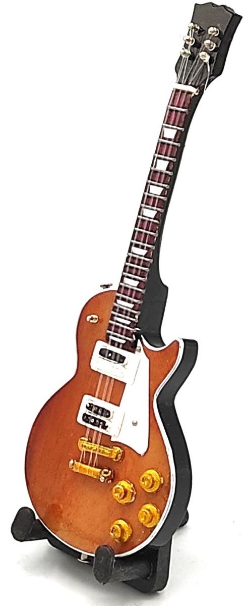 Baby miniatuur replica Gibson Les Paul gitaar 15 cm - Marc Bolan - T. Rex
