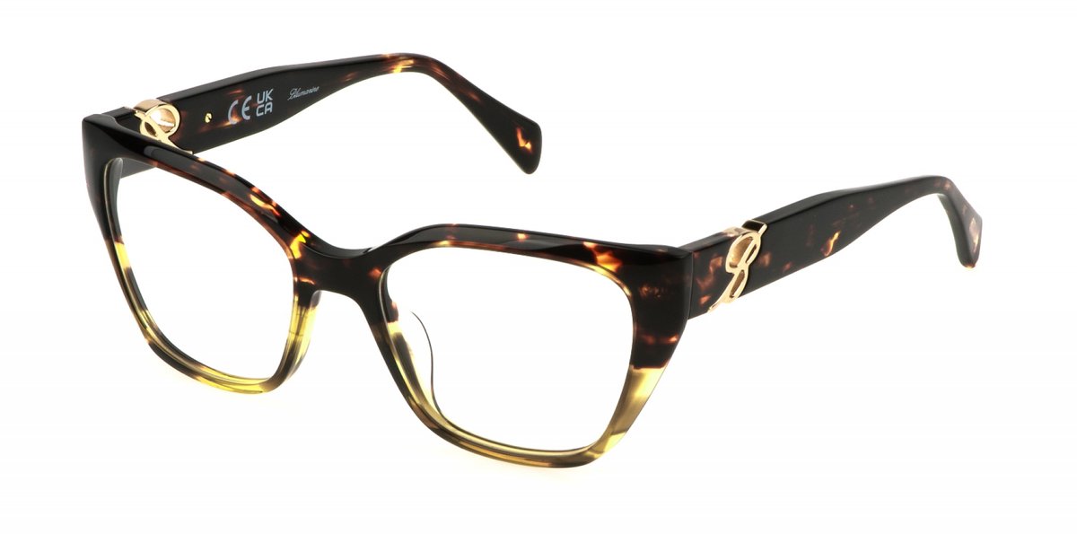 Blumarine VBM847 Avana sfumata verde lucida 53/18/140 WOMAN Brilmonturen