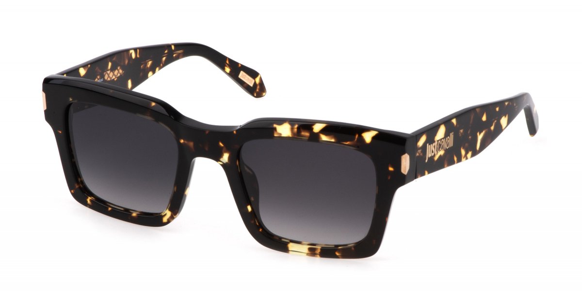 Just Cavalli SJC026 Avana miele tatuata lucida 52/22/145 MAN Zonnebrillen