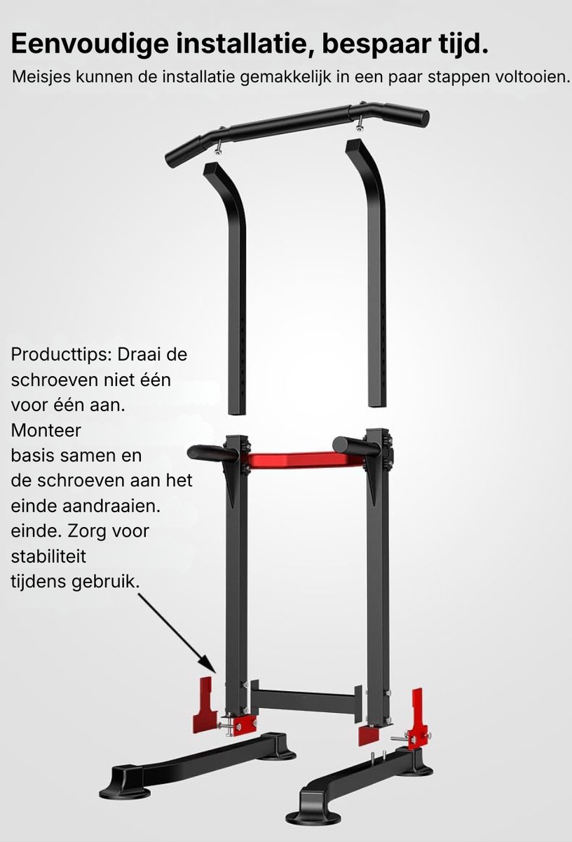 RONN® Squat Rack - Squat Wedge - Power Rack - Zwart - 82cm x 75cm x 210 cm thumbnail 7