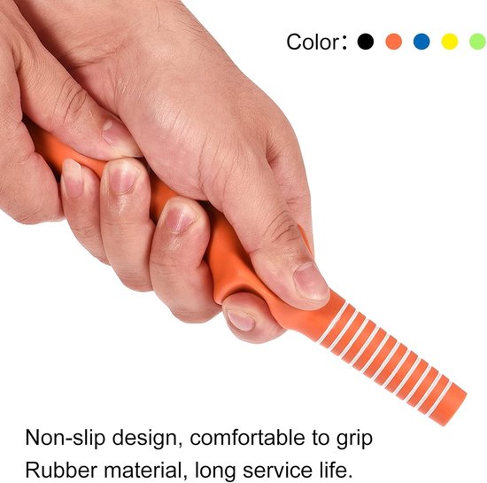 Golf Club Training Grip - 2 Pack - Links Handig - Oefening Hulp - Non-slip Grip Correctie voor Golf Trainer - Beginner - Zwart - Verbeter je techniek - Golfaccessoires van Merkloos — afbeelding 3