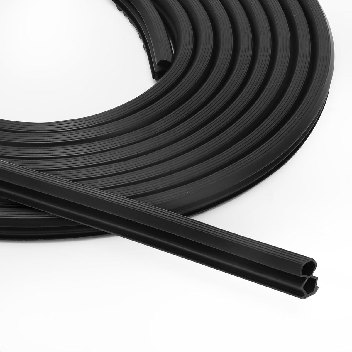 Zelfklevende Rubber Deurrubber Tape 10mm x 12mm - Waterdicht, Geluidsisolatie en Luchtdicht voor Deuren en Ramen