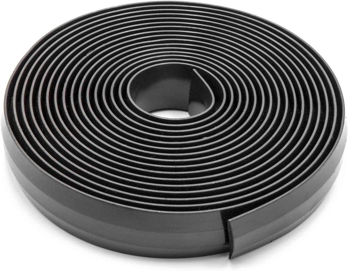 Magneetband Robotstofzuiger - Virtuele Muur Strip - Woning Afbakenen - Platte Flexibele Strip - 4.5 meter - Zwart