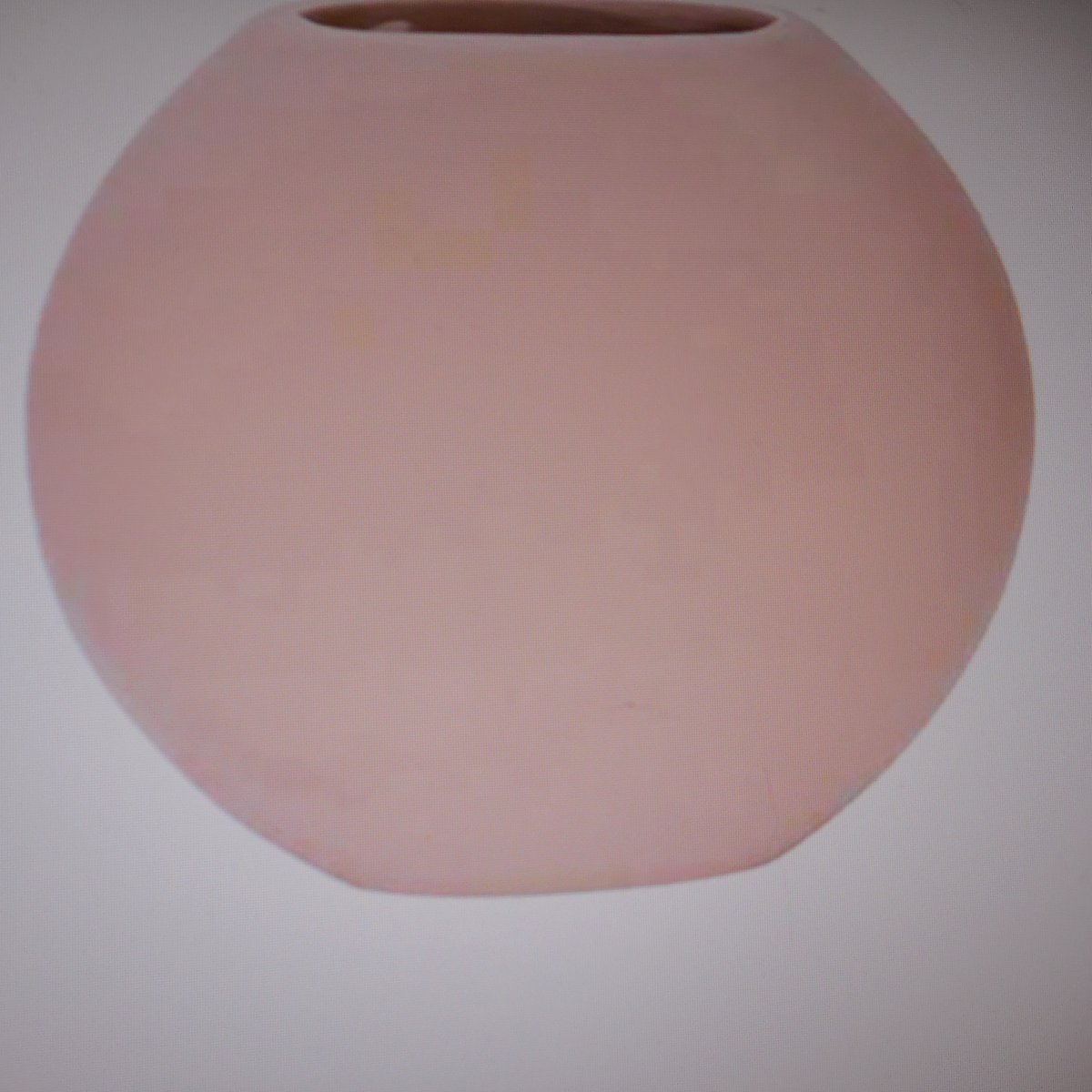 Vaas Sauvage Zand 16x4,6xh14,5cm Rond Po Rselein