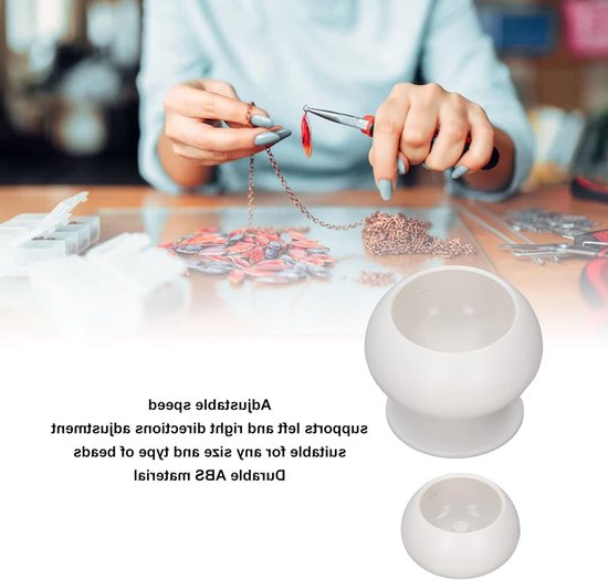 Verstelbare Speed Bead Spinner voor het Maken van Sieraden, Inclusief 3 Bead Needles voor DIY Creaties en Kralen Crafts — afbeelding 3