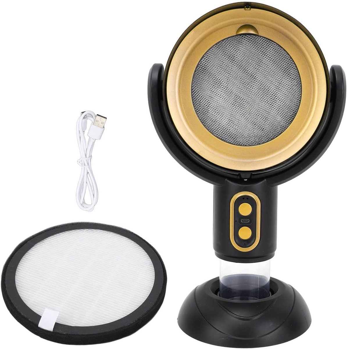 Draagbare Keukenafzuigventilator met 2 Snelheden en Negatieve Ionen, USB Voeding, Compact