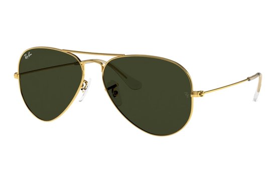 Ray-Ban Aviator RB3025 L0205 Zonnebril – Arista/Groen G15 – 58mm