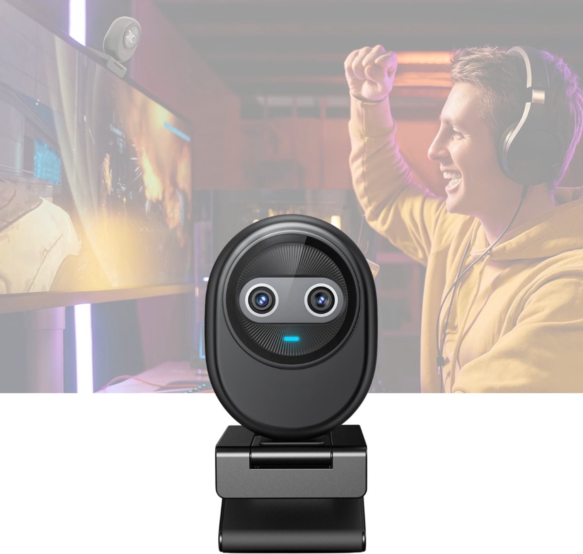CLVP® Webcam Voor PC – Streaming Camera – Camera Met Microfoon