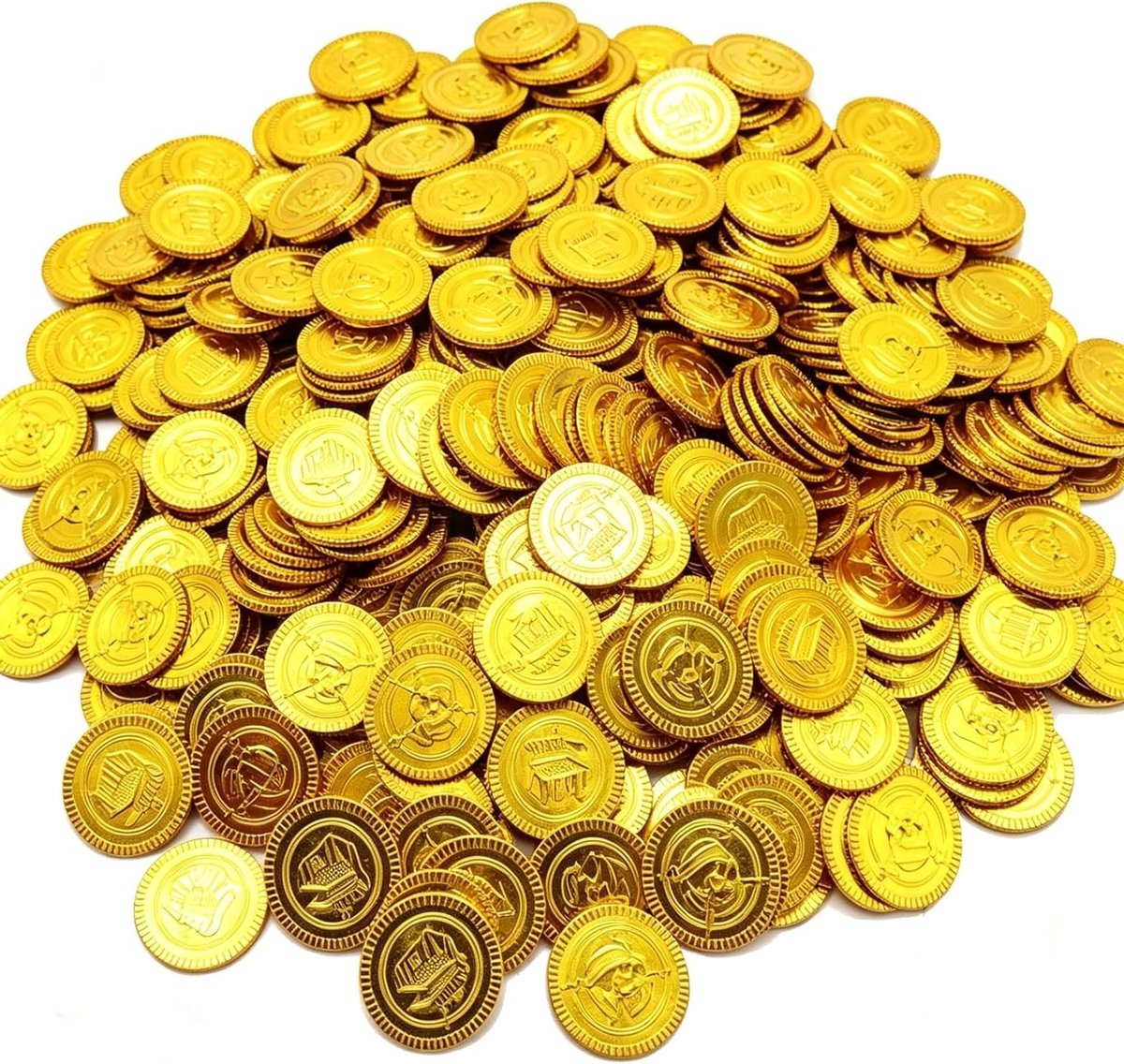 Piraten schatten goudmunten speelgoed voor kinderen, perfect voor verjaardagsfeestjes en schattenjachten, 100 stuks speelgeld voor piratenfeesten