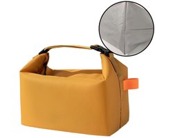 Lunchtas – 25 x 16 x 22 cm – Stijlvolle unisex lunchtas – Herbruikbaar, geïsoleerd en lekvrij – Minimalistische thermische lunchtas – Draagbare koeltas – Geschikt voor werk, school, picknicks of reizen