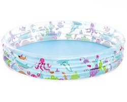 Bestway Kinderzwembad Rond Onderwaterleven - 183 cm