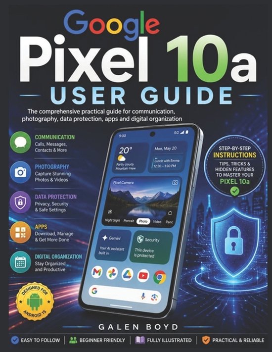 Google Pixel 10a User Guide - cover