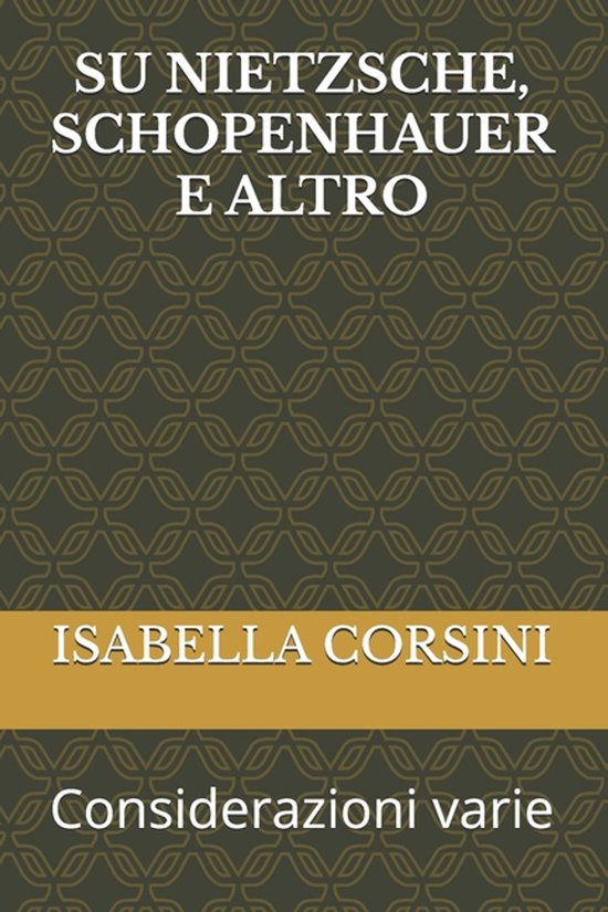 Filosofia E Critica Letteraria- Su Nietzsche, Schopenhauer E ... - cover