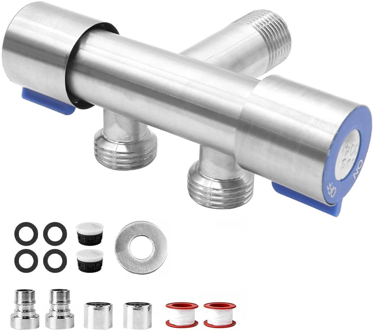 Dailygoods - 1-Delige Hoekkraan 1/2 Inch Roestvrij Staal 304