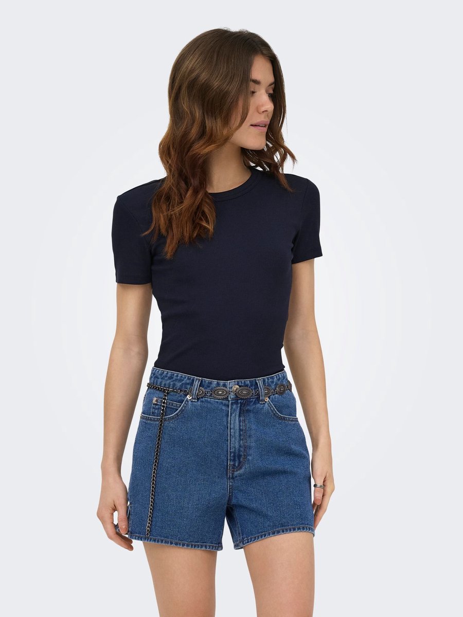ONLVAL S/S O-NECK SOLID TOP JRS NOO