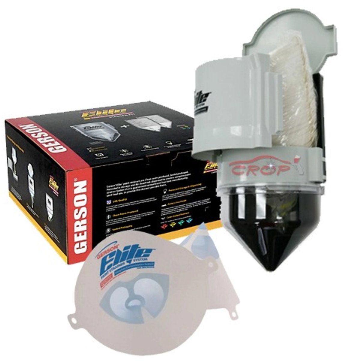 GERSON Elite Starterskit 125 micron Blauw - 250 verfzeefjes + dispenser