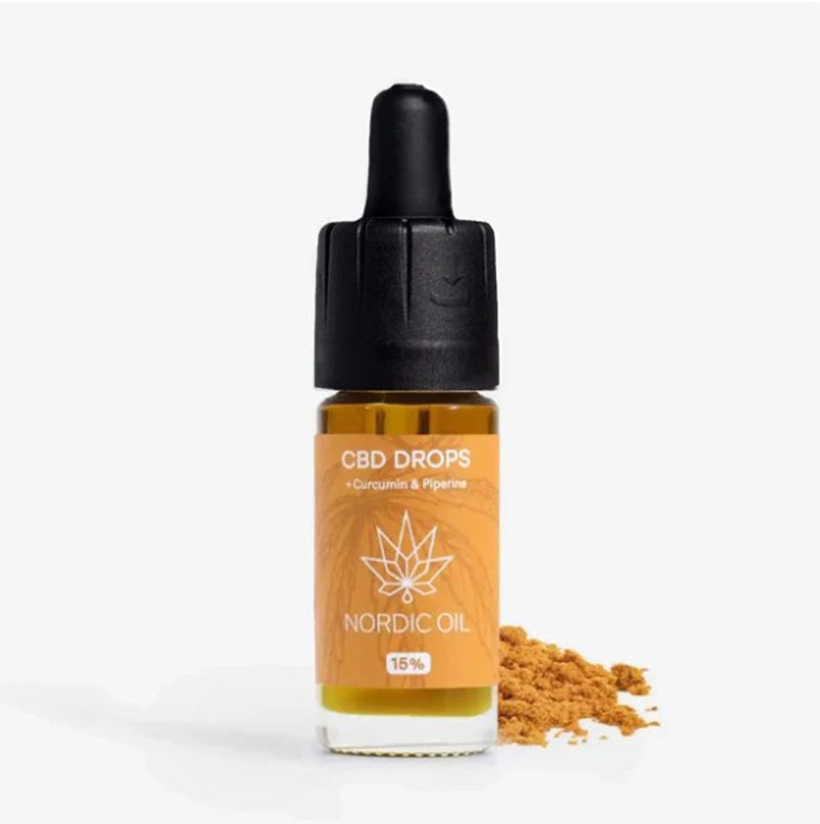 Nordic Oil - CBD olie (15%) met kurkuma - 10ML