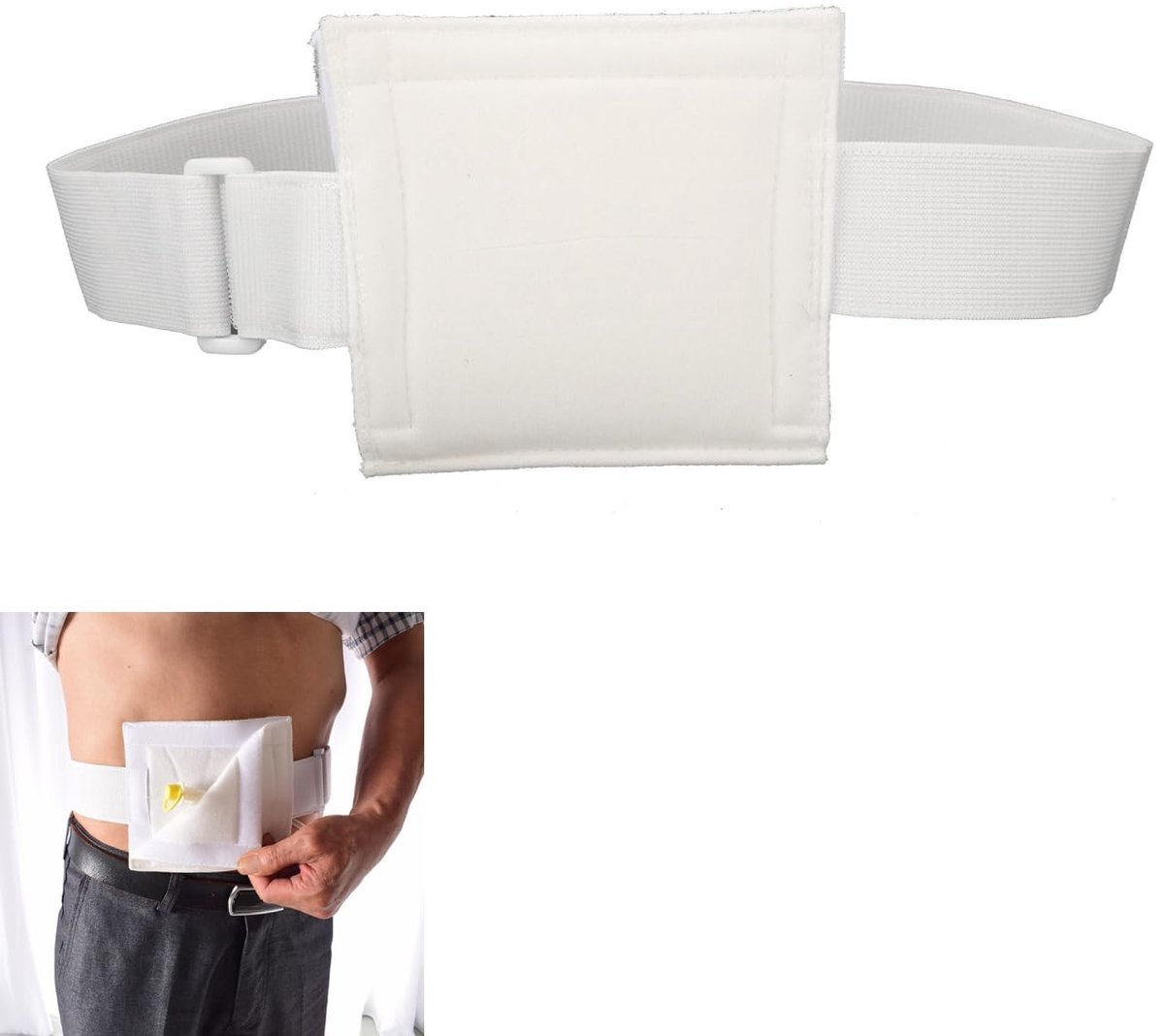 Dailygoods- Peritoneale Riem - Verstelbare Houdriem - Buikdialyse Bescherming - Elastische Band - Ademend Materiaal - Geschikt voor Niergeneeskunde - Buikband