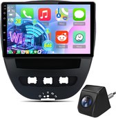 Hexinex - Autoradio Geschikt Voor Toyota Aygo/PEUGEOT 107/Citroen C1 2005-2014 - Android 15 2+64GB - Draadloos Apple Carplay & Android Auto -