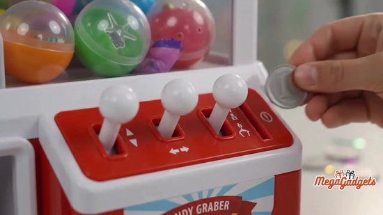 Candy Grabber : Distributeur De Bonbons Automatique Super Fun Pour Enfants (et Adultes !) – Rouge