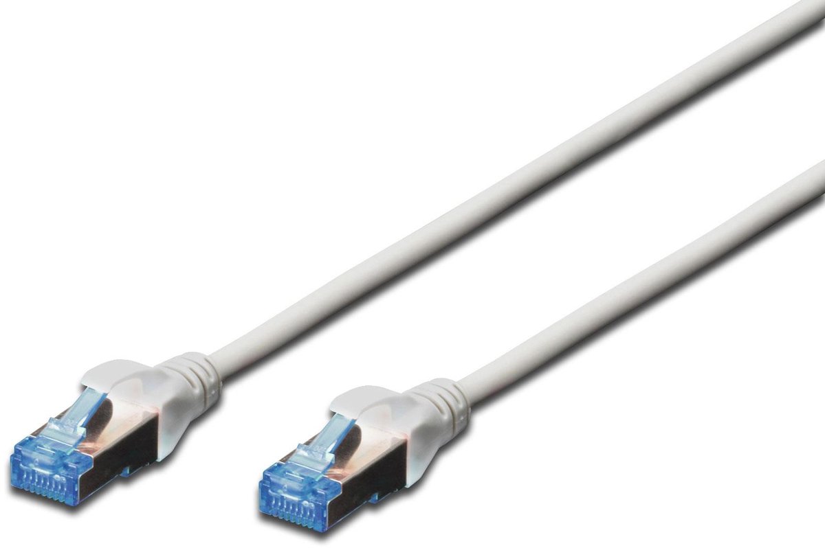 Digitus Patchcord Kabel Ftp Cat 5E 0,25M Pvc Voor Computernetwerk Grijs