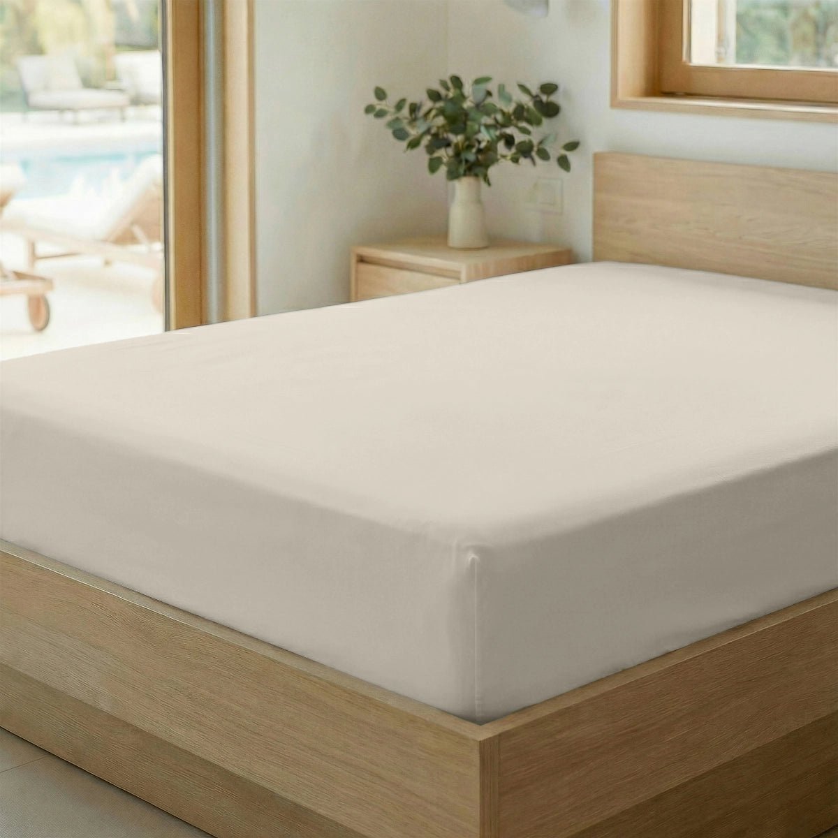 Zelesta Special Cooling Serene Hoeslaken - Crèmewit 180x200cm
