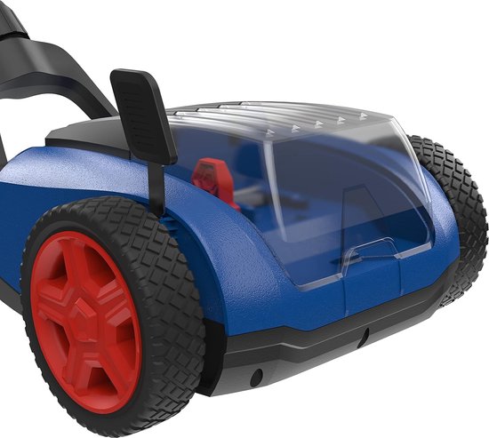Accu Grasmaaier - Handmaaier - Kleine tuinen - Borstelloze motor - 21 cm snijbreedte - Blauw zwart — afbeelding 4