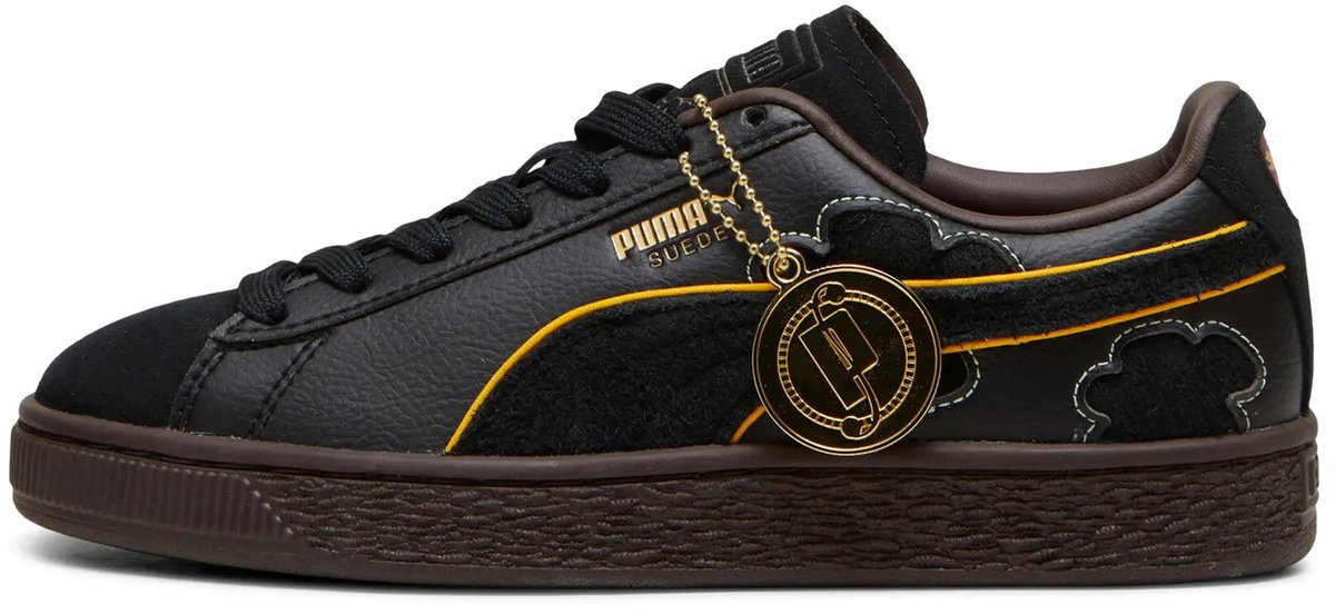 Kindertrainers Puma Suede 4 One Piece Zwart