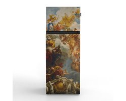 NUNKI MEDIUM-FVERS / Dubbel-Deurs Koelkast, E Klasse, 206l, Versailles, Satin (FRONT only)