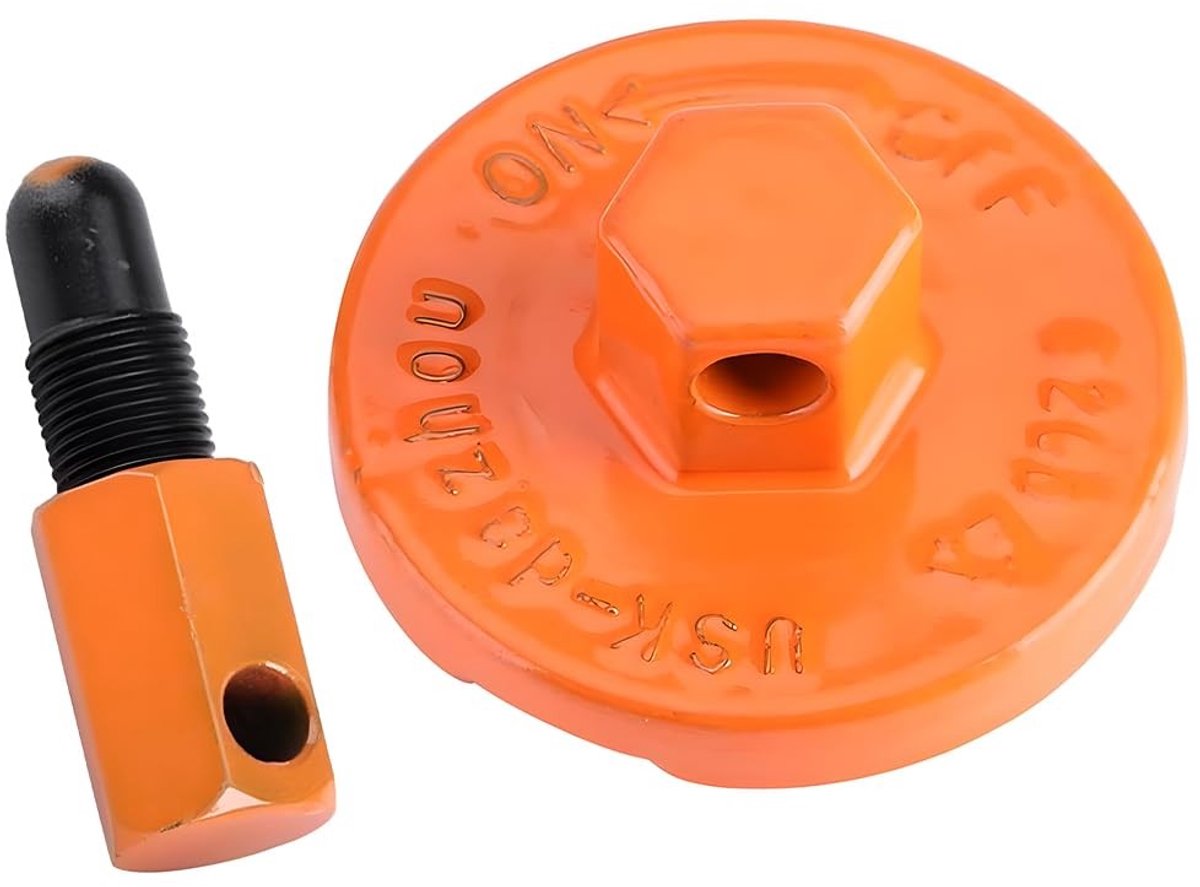 Dailygoods- Zuigerstopper Universeel - Koppelingsdemontage - Gereedschapset - Aluminium/ABS/PP - 6,2 cm - 300 g - Hoogwaardige materialen - Gereedschap