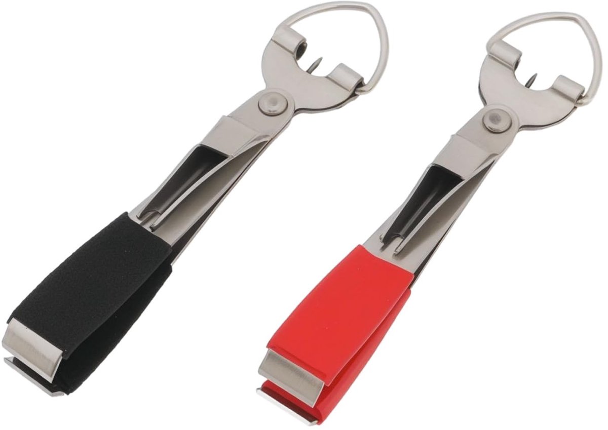 Dailygoods- Vlieglijn Knipper Multifunctioneel - Knoopbindingsgereedschap - Vissende Gereedschap - Draagbaar - Antislip Handgreep - Roestvrij Staal + ABS - Vissersgereedschap