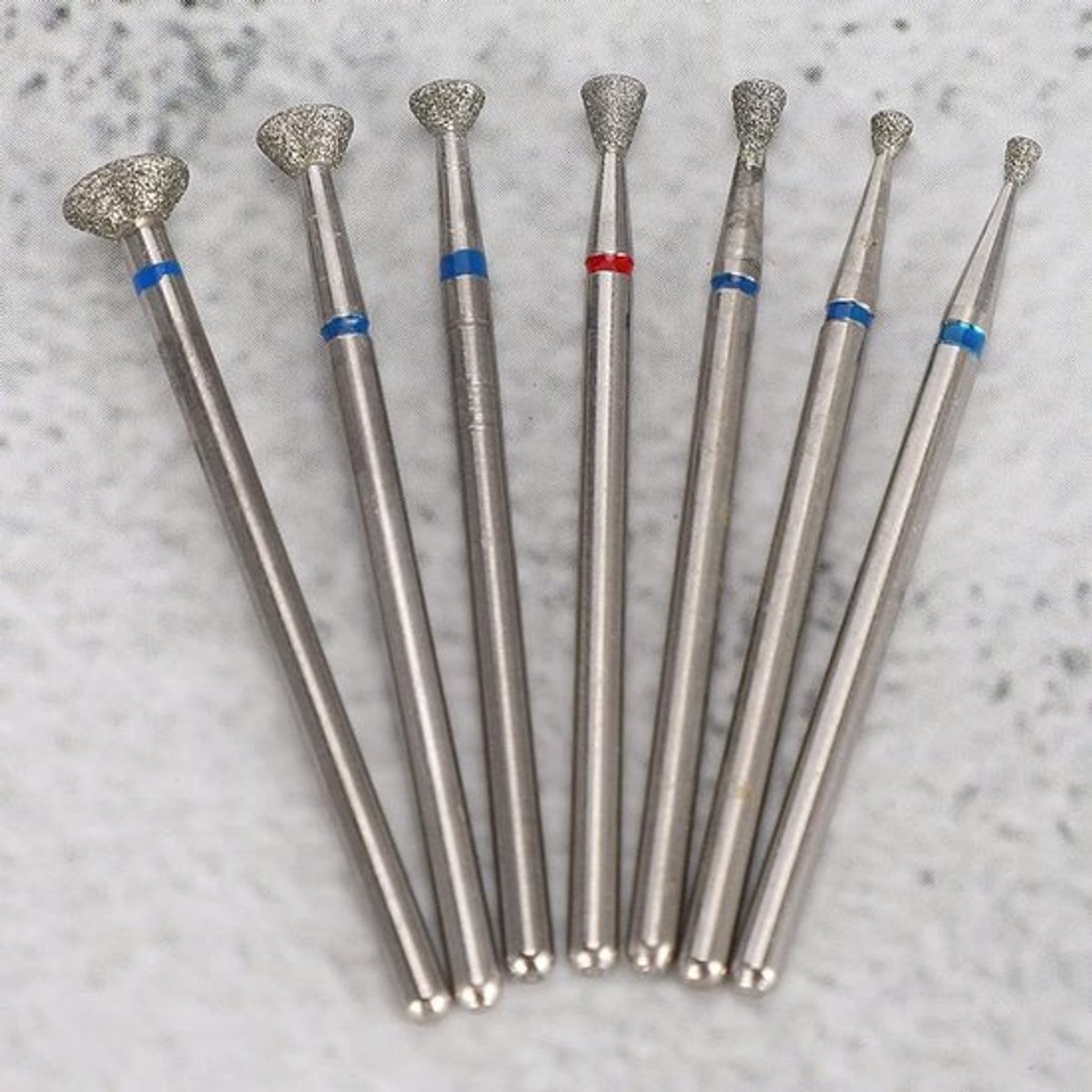 Allecto - 7 stks Carbide Nagelvijl Boor - Multifunctionele Polijsten