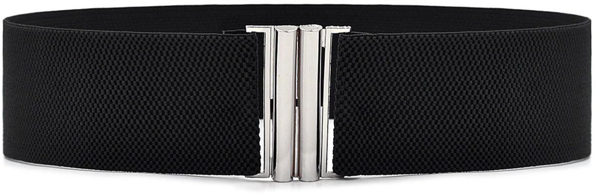 Dailygoods- Tailleriem Vintage - Verstelbare Riem - Elastische Riem - Modieuze Cinch-Riem - Brede Riem - Geschikt voor Jurken