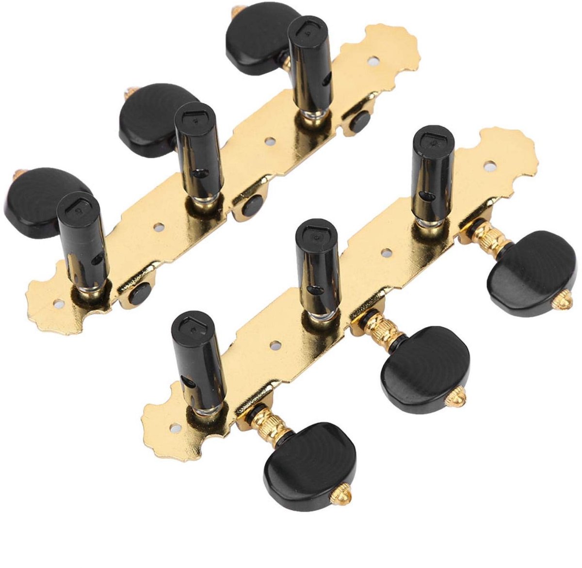 Dailygoods- Machinekoppen Hoogwaardig Metaal/Plastic - 3L 3R - Antiroest - Eenvoudige Installatie - Klassieke Gitaar - Perfecte Afwerking - Gitaarstemmechanieken