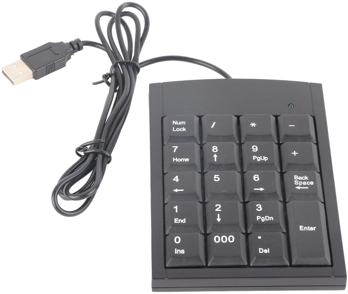Dailygoods - Ultradun USB Numeriek Toetsenbord voor Laptop en Desktop