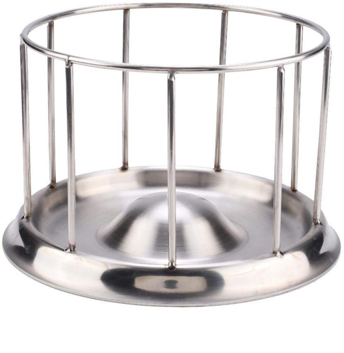 Dailygoods- Voederbak Schildpad Duurzaam - Voederbak Water - Roestvrij Staal - Lichtgewicht - Corrosiebestendig - Veilig voor Huisdieren