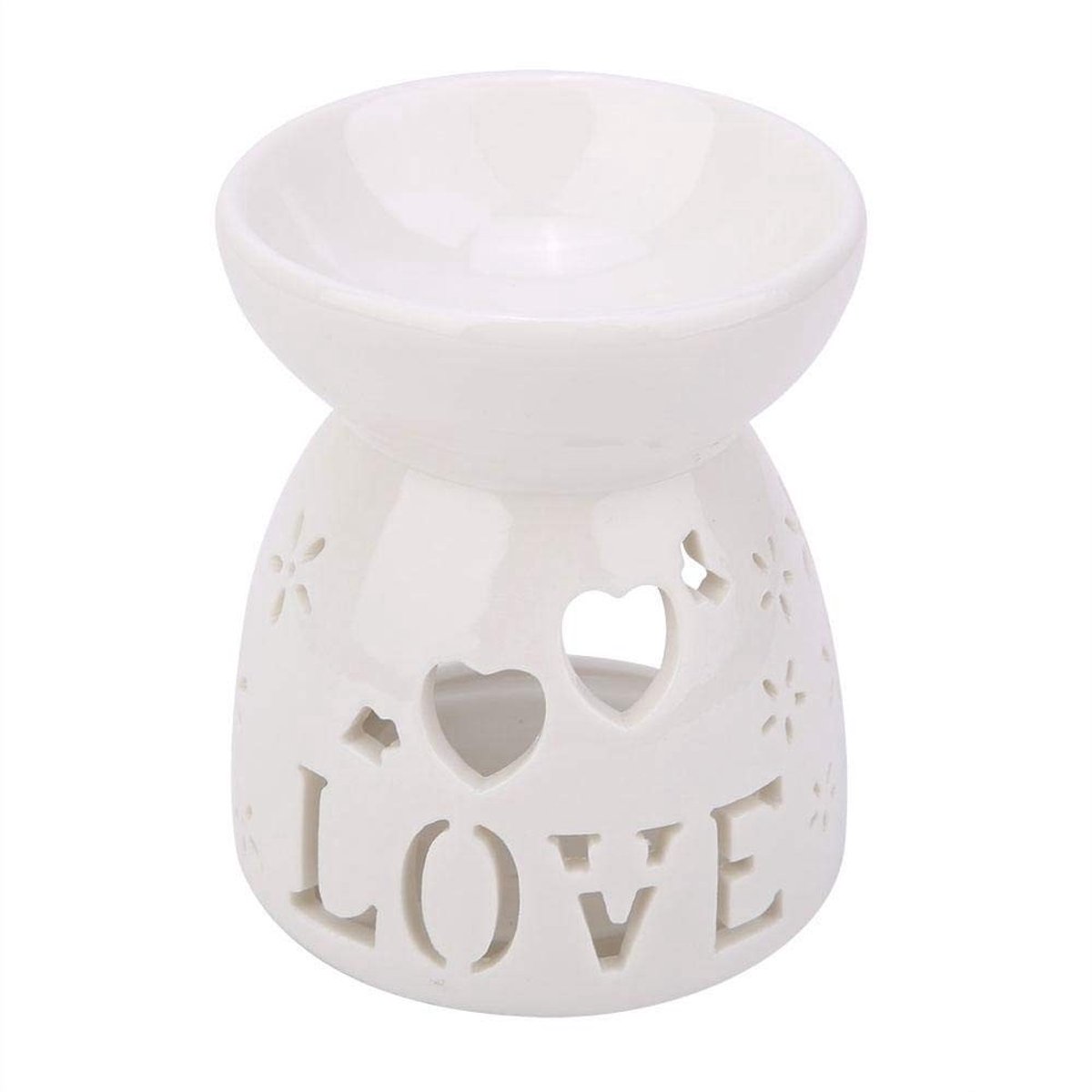 Dailygoods- Oliebrander Keramiek - Nachtlampje - Aromabrander - Decoratief - Draagbaar - 9