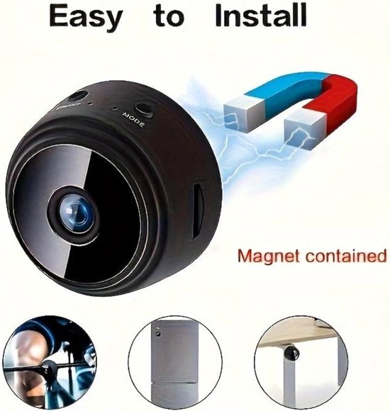 Verborgen Camera - Spy Camera - Spionage - Sensor — afbeelding 3