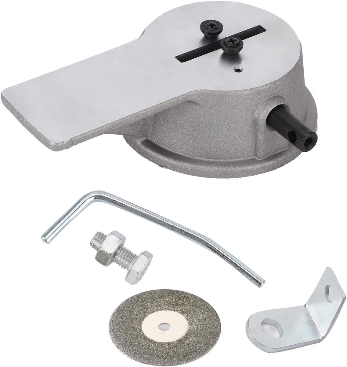 Dailygoods- Zuigerveerfiler - Eenvoudige installatie - Aluminium Slijpschijf - Accessoire voor auto- en mechanische reparaties - Directe vervanging - Praktisch hulpmiddel - Pistonringfiler