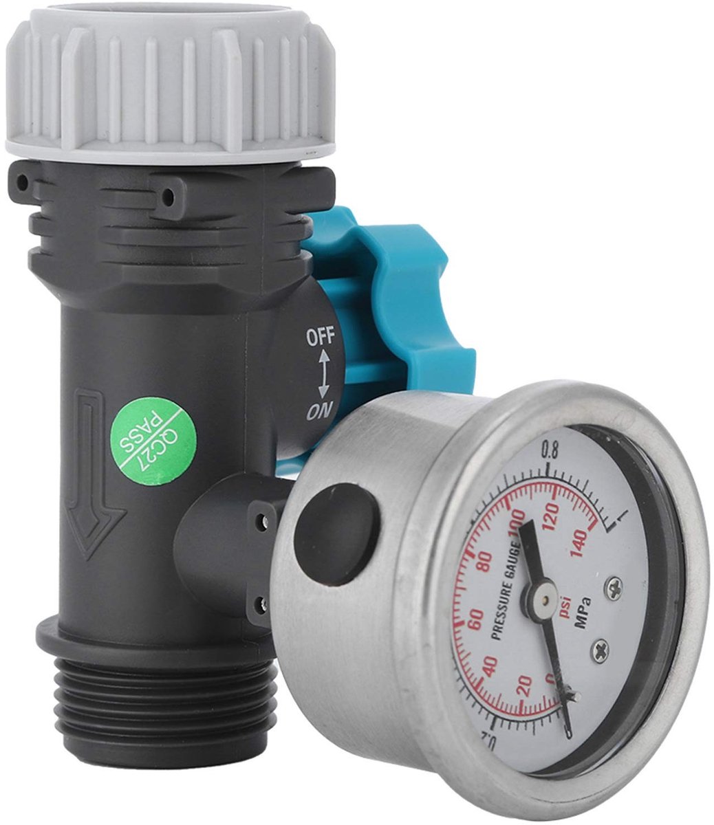 Dailygoods- Drukregelaar Hoog Precisie - Verstelbaar - G3/4 Inch - Waterdrukschakelaar - Tuinirrigatie - Gebruiksvriendelijke Handgreep - Waterdrukregelaar