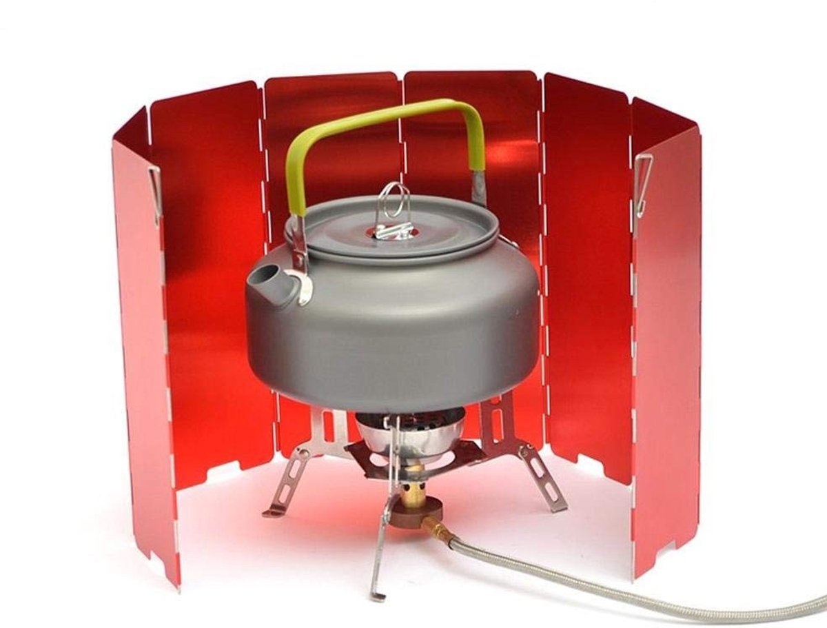 Dailygoods- Windscherm Uittrekbaar - Windscherm Camping - Windscherm Opvouwbaar - Windbescherming - Aluminium - Lichtgewicht en Duurzaam - Kampeeraccessoires