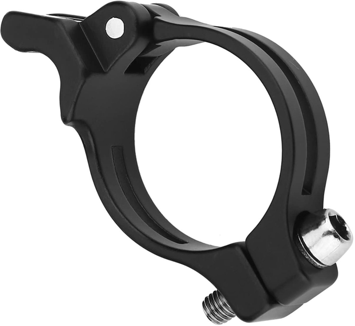 Dailygoods - Bicycle Shifting Clamp - Derailleur Clamp Ring Adapter - 31.8mm - Zwart - Geschikt voor Soldered Derailleur - Compacte Stijl