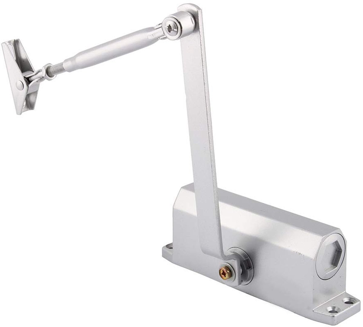 Dailygoods- Deurdranger Automatisch - Verstelbare Sluitsnelheid - Geschikt voor Deuren 45-65 kg - Deurbreedte 600-1200 mm - Hydraulisch - Rustig en Veilig - Deursluiter