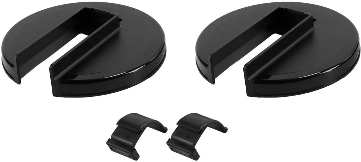 Dailygoods- Brouwmand Deksel Zwart - Vervangende Deksel - Kunststof - Hoge Temperatuur Weerstand - Goede Pasvorm - Optimale Koffiezet Prestaties - Koffiefilterdeksel