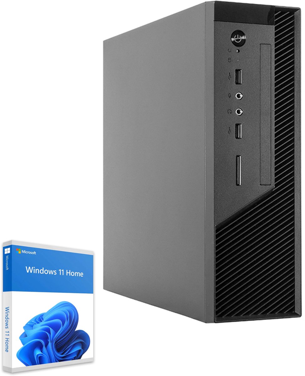 Sedatech Mini-PC Werkstation ITX • Intel i3-12100 4x 3.3GHz • Intel UHD Graphics 730 • 16Gb RAM • 1Tb SSD M.2 • DVD-RW • WiFi • Bluetooth, USB C • CardReader • Windows 11 • Desktop computer