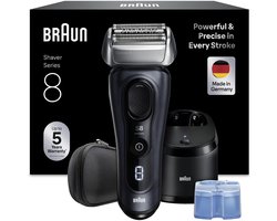 Braun Series 8 8663CC - Elektrisch Scheerapparaat voor mannen - SensoAdapt voor elke Baarddichtheid - SmartCare Center