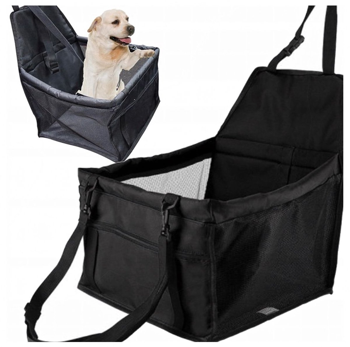 Safety Seat Autostoel transporter voor hond en kat - Reis bag voor dieren - Travel Box - Veilig reizen - Honden, Katten en overige