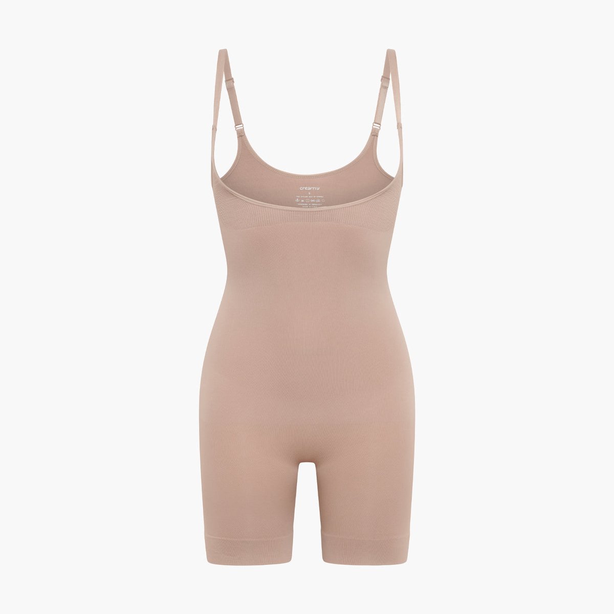 creamyfabrics Creamy Fabrics - Bodysuit Sculpting Shapewear Met Open Halslijn - Ademend - Anti-Zweet - Ultra Zacht - Comfortabel - Sculptend - Verfijnde Silhouette