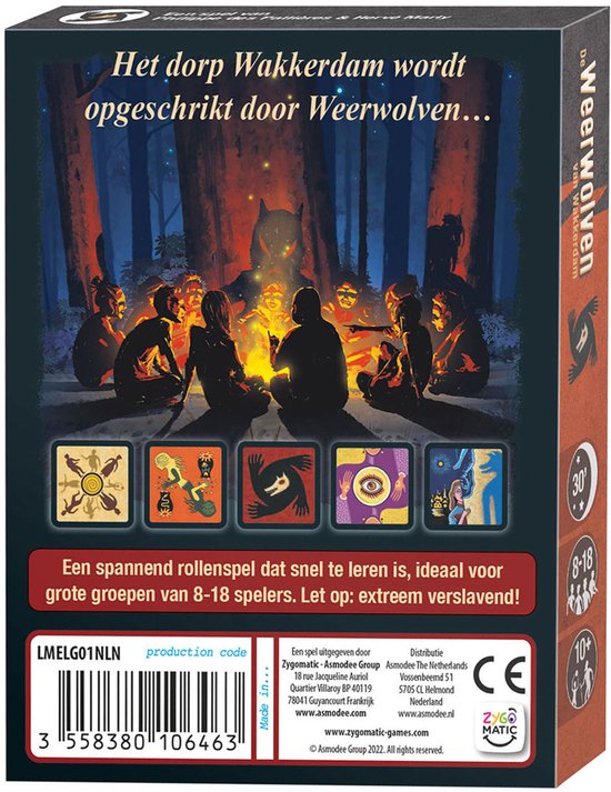 De Weerwolven van Wakkerdam - basisspel - Kaartspel - Vertrouwen of verraders?