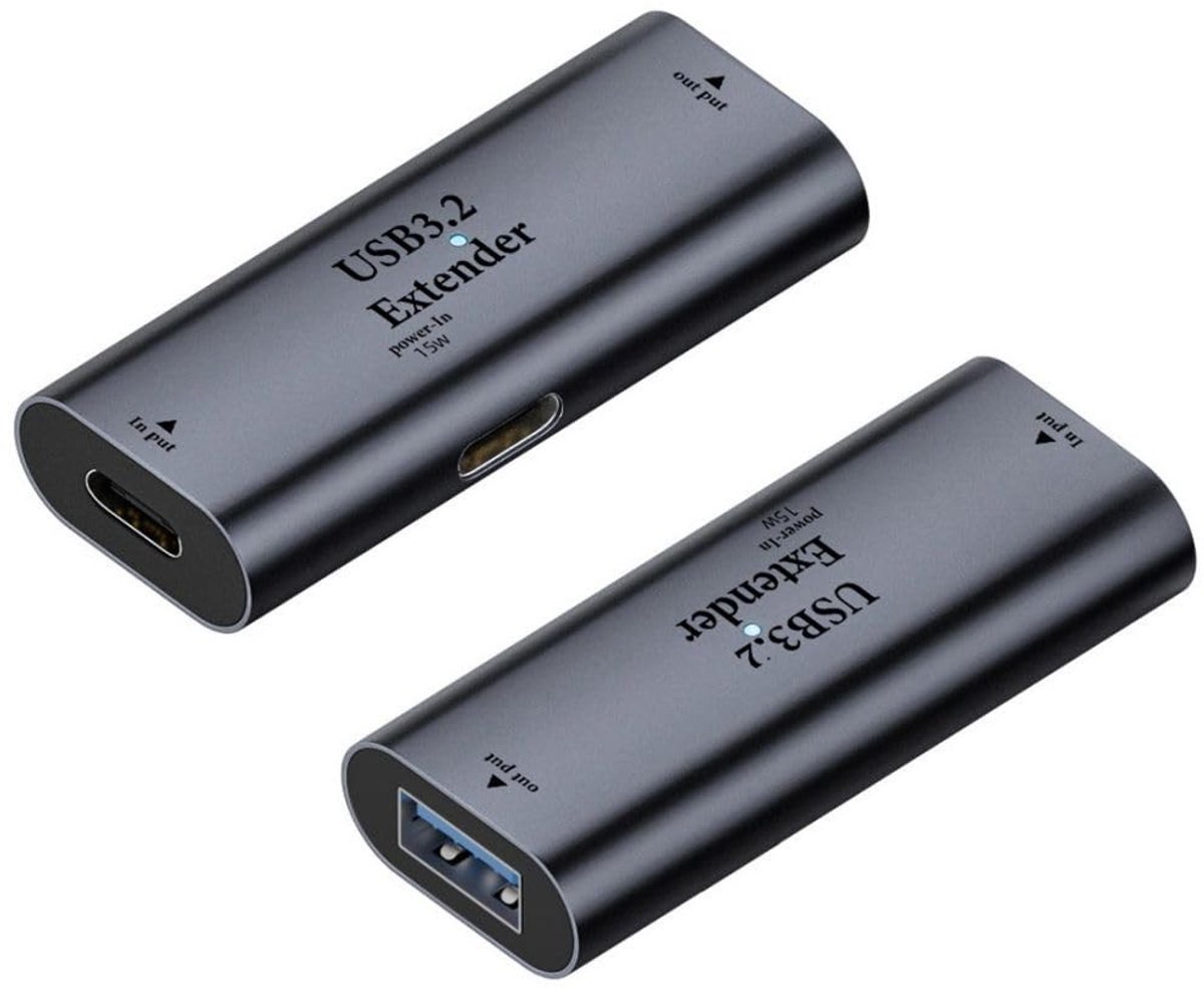 Allecto - USB C Active Connector - USB C Female naar USB 3.0 Female Adapter